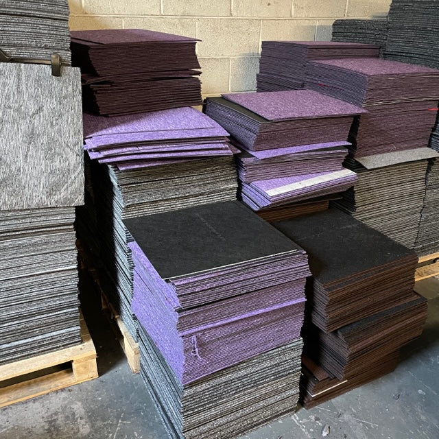 Bright Purple Carpet Tile