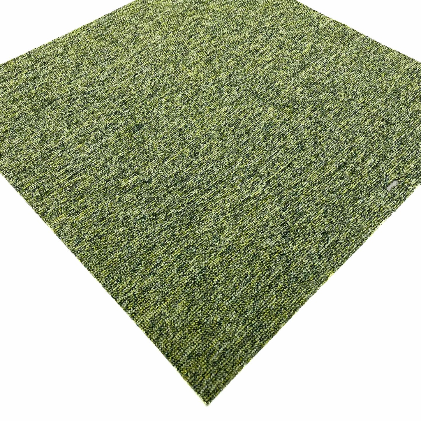 Olive Green Speckled Carpet Tiles