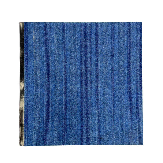 Blue Stripe Carpet Tile