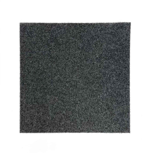 Dark Grey Felted Design Carpet Tile