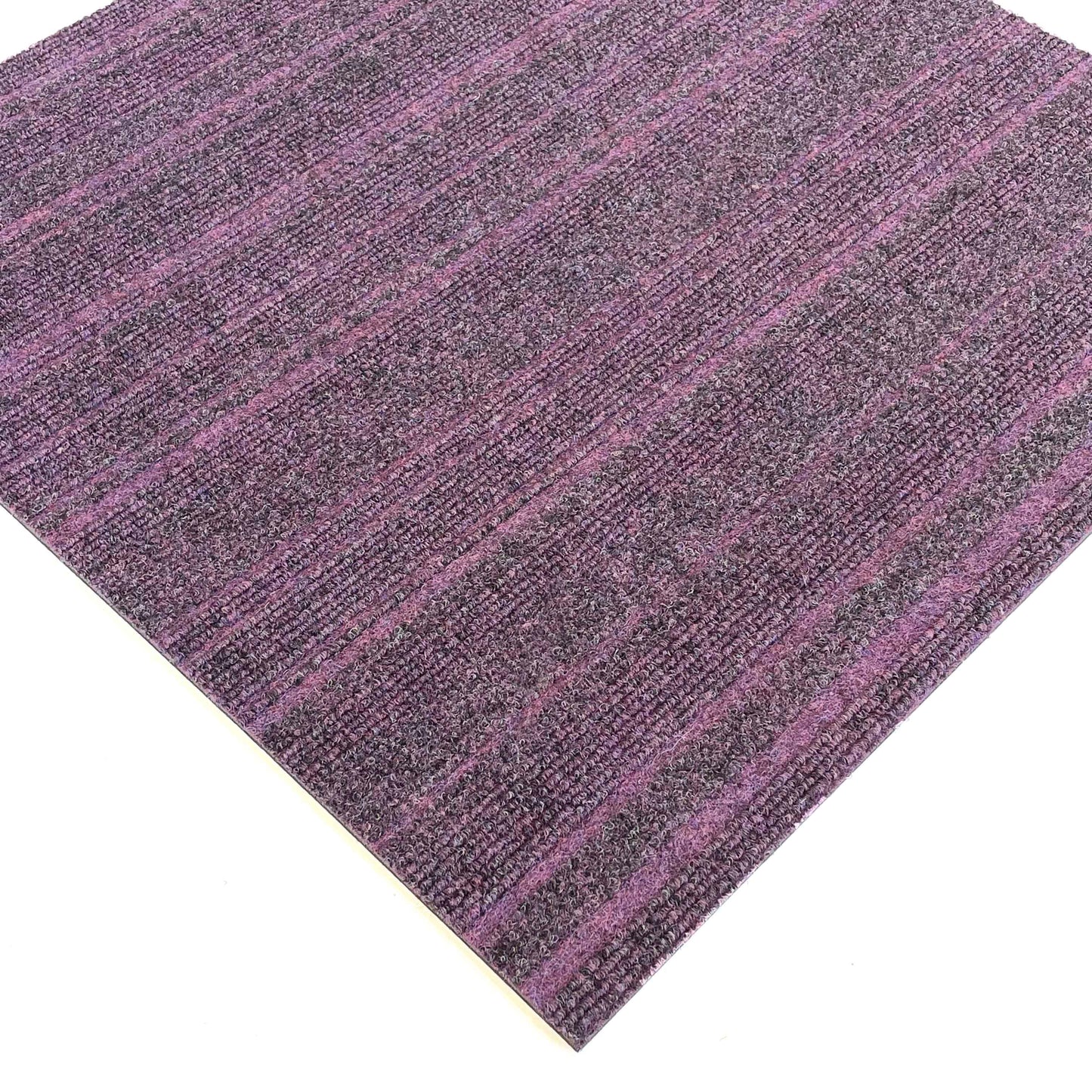 Purple Stripe Carpet Tile