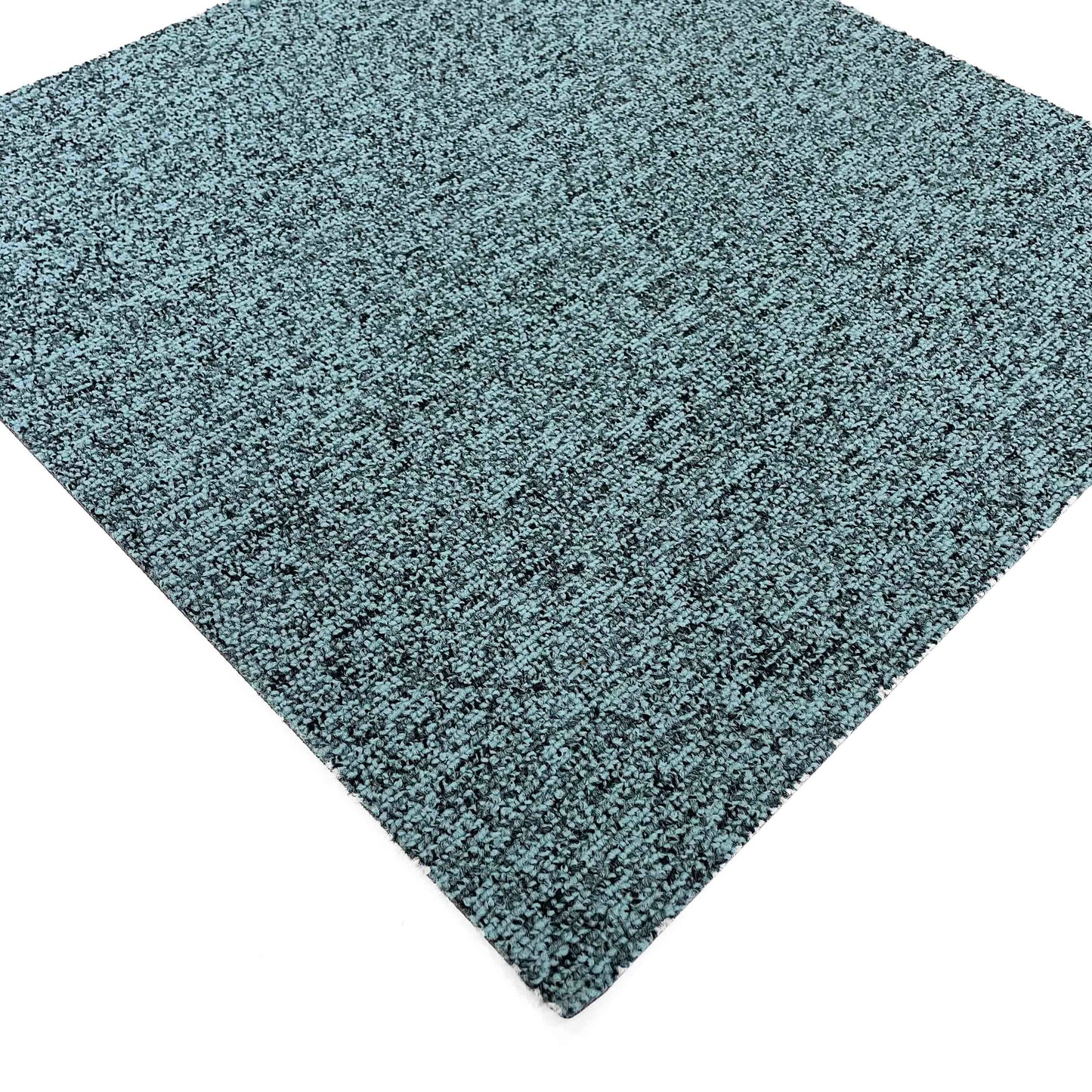 Duck Egg Blue Speckled Carpet Tile