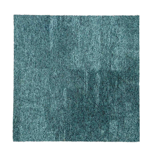 Dark Turquoise Pattern Carpet Tiles