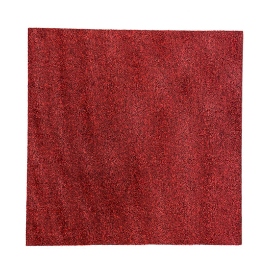 Dark Red Speckled Carpet Tiles