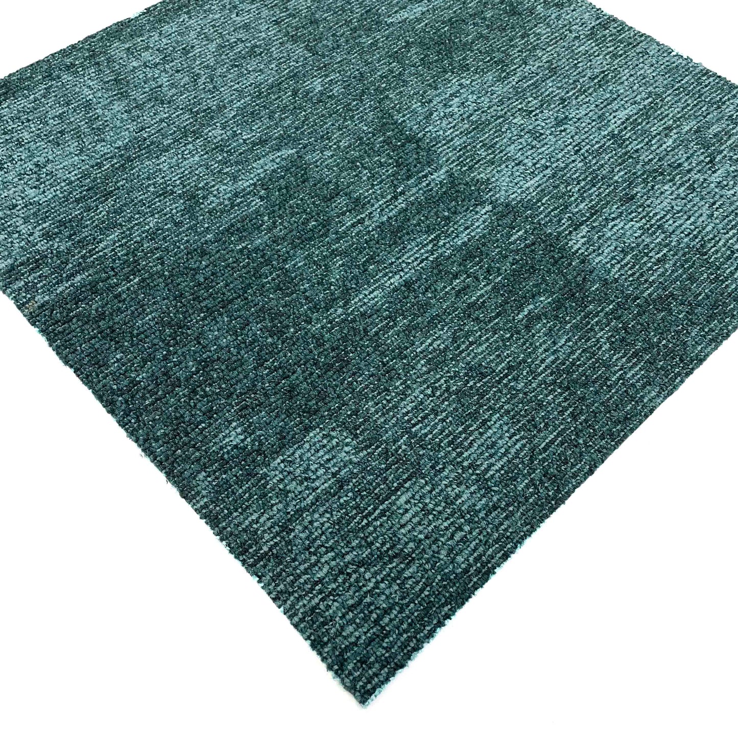 Dark Turquoise Pattern Carpet Tiles