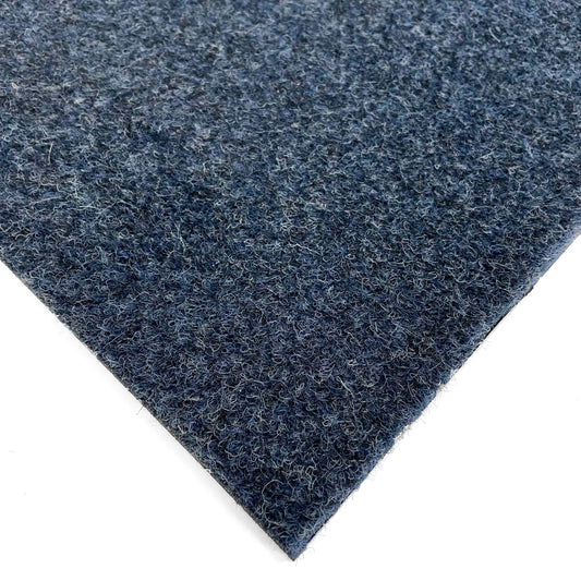 Deep Blue Felted Design Carpet Tile