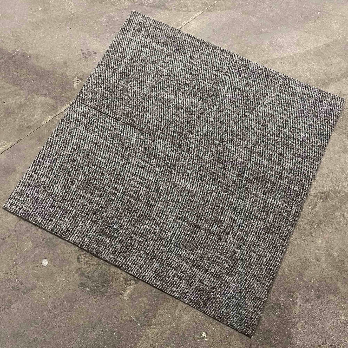 Grey Hatched Design Carpet Tiles