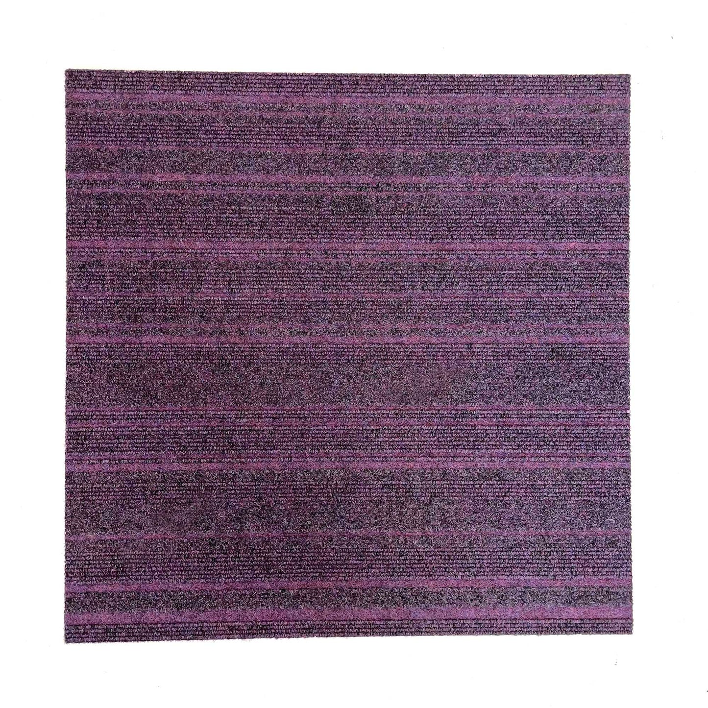 Purple Stripe Carpet Tile