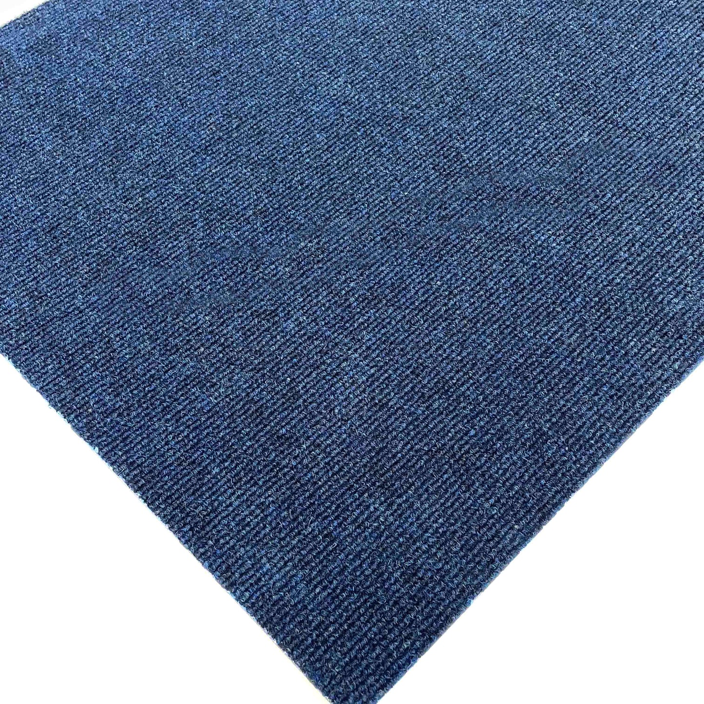 Blue Ribbed Carpet Tile